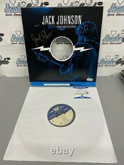 Jack Johnson Signed Autographed New Live Third Man Records Vinyl-beckett Bas Coa