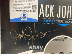 Jack Johnson Signed Autographed New Live Third Man Records Vinyl-beckett Bas Coa
