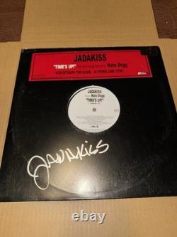 Jadakiss Signed Times Up Vinyl single JSA COA Autographed Nate Dogg NEW YORK RAP