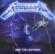 James Hetfield Lars Ulrich Autographed Signed Metallica Ride The Lightning Vinyl