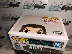 Jason Momoa Aquaman Signed Autographed Funko Pop #245 New-beckett Bas Coa