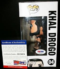 Jason Momoa Signed Khal Drogo Autographed Game of Thrones Funko POP PSA JSA