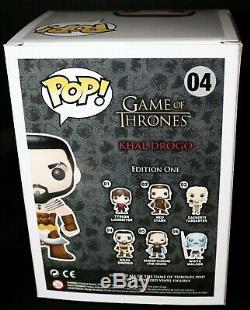 Jason Momoa Signed Khal Drogo Autographed Game of Thrones Funko POP PSA JSA