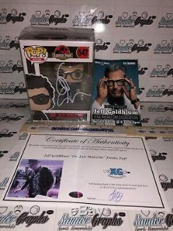 Jeff Goldblum Signed Autographed Funko Pop Vinyl Jurassic Park Ian Malcolm-coa