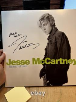 Jesse McCartney AUTOGRAPH Beautiful Soul Blue VINYL SIGNED NEVER PLAYED C