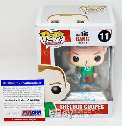 Jim Parsons Signed Autographed Sheldon Cooper #11 Big Bang Theory Funko POP PSA