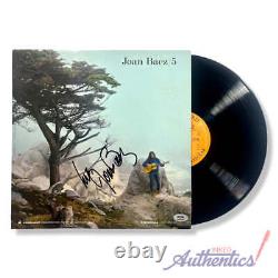 Joan Baez Signed Autographed Vinyl LP Joan Baez/5 PSA/DNA Authenticated