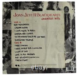 Joan Jett Signed Greatest Hits Album COA Exact Proof Autographed Vinyl Record