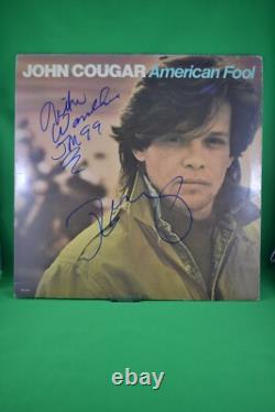John Cougar American Fool Vinyl LP SIGNED AUTOGRAPHED