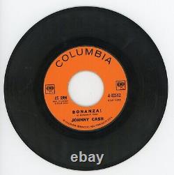 Johnny Cash Signed 1962 Bonanza! / Pick A Bale O' Cotton Vinyl Album JSA LOA