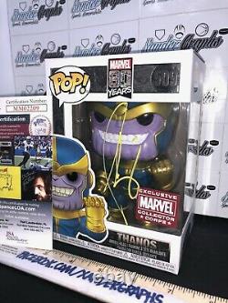 Josh Brolin Thanos Avengers Marvel 509 Signed Autographed Funko Pop-jsa Coa