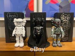 KAWS Star Wars Set of 3 (Darth Vader SIGNED Boba Fett, Stormtrooper) ed. 500