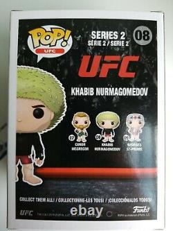 KHABIB NURMAGOMEDOV UFC SIGNED Auto FUNKO POP VINYL Beckett BGS Certified COA