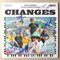 KING GIZZARD & THE LIZARD WIZARD CHANGES In-Person Signed Autographed Vinyl LP
