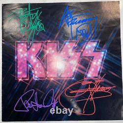 KISS autographed KISS ALIVE album LP vinyl insert booklet REAL Epperson LOA