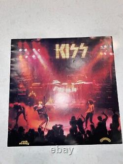 KISS autographed KISS ALIVE album LP vinyl insert booklet REAL Epperson LOA