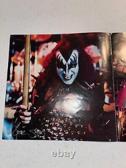 KISS autographed KISS ALIVE album LP vinyl insert booklet REAL Epperson LOA