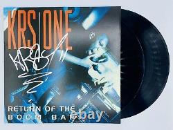 KRS One Signed Return Of The Boom Bap Vinyl LP Record Autographed