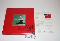 Kanye West Signed My Beautiful Dark Twisted Fantasy Album Vinyl Jsa Mbdtf Sketch