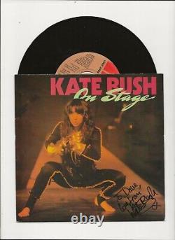 Kate Bush REAL hand SIGNED On Stage 7 Vinyl Record JSA COA Autographed RARE