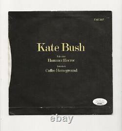 Kate Bush SIGNED Hammer Horror 7 Vinyl Record Single JSA COA Autographed RARE
