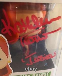 Kathleen Turner Jessica Rabbit 104 Signed Autograph Funko Pop Vinyl Roger Rare