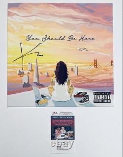 Kehlani Signed Autographed Vinyl You Should Be Here Album LP JSA COA
