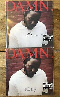 Kendrick Lamar Damn. Limited Red Colored Vinyl Signed Autographed Hip Hop