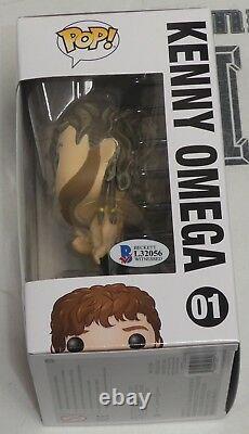 Kenny Omega Signed Funko Pop Action Figure BAS COA New Japan Pro Wrestling Auto