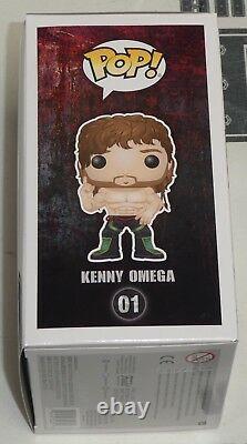 Kenny Omega Signed Funko Pop Action Figure BAS COA New Japan Pro Wrestling Auto