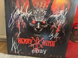 Kerry King Signed Autographed Red Lp Vinyl From Hell I Rise Rare X5 Slayer Metal