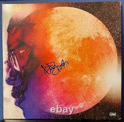 Kid Cudi signed Man on The Moon clear vinyl 12 LP abum