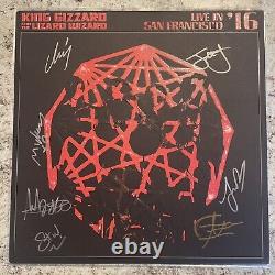 King Gizzard And The Lizard Wizard Signed Auto / Signed Live In SF Vinyl Record