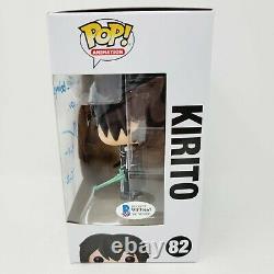 Kirito signed Sword Art Online Funko Pop Figure Bryce Papenbrook Beckett