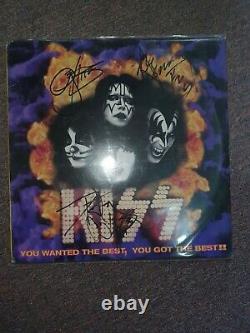 Kiss Vinyl Record Autographed
