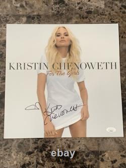 Kristen Chenoweth For The Girls LP Vinyl Signed Autographed JSA COA