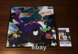 LIL Uzi Vert Signed Vs The World Vinyl Album Size Photo Rapper Autograph Jsa Coa