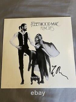 LINDSEY BUCKINGHAM SIGNED Autographed FLEETWOOD MAC RECORD ALBUM Vinyl PROOF