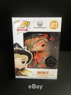 Telegraf offset Mary Lucie Pohl Overwatch Signed Witch Mercy Funko Pop Figure Proof