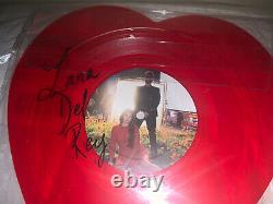 Lana Del Rey Lust For Life Heart Picture Disk Vinyl RARE Autographed Signed