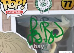 Larry Bird Autographed Boston Celtics Funko Pop Figurine Beckett W Auth Green