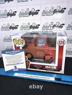 Larry The Cable Guy Mater Cars 129 Signed Autographed Funko Pop-beckett Bas Coa