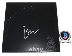 Lars Ulrich Signed Metallica Self Titled The Black Album Vinyl Record Lp Beckett