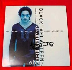 Lenny Kravitz BLACK VELVETEEN Vinyl Album Signed Autographed BECKETT