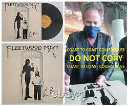 Lindsey Buckingham signed Fleetwood Mac album vinyl COA exact proof autographed