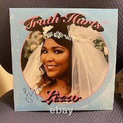 Lizzo Truth Hurts 12 Blue Vinyl Autographed Signed Limited Edition 2019 Da Baby