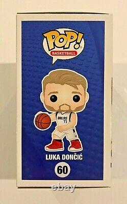 Luka Doncic Mavericks Mvp Autographed Signed Pop Funko Basketball Vinyl 60 Coa