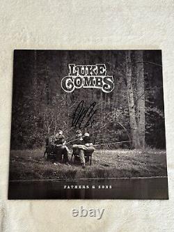 Luke Combs Signed Autographed Fathers & Sons Vinyl Country Beckett BAS Rare