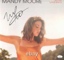 MANDY MOORE Signed SILVER LANDINGS LP VINYL RECORD THIS IS US Autograph JSA COA