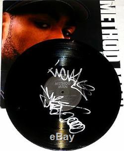 METHOD MAN WU-TANG CLAN HAND SIGNED AUTOGRAPHED VINYL RECORD ALBUM! RARE! WithCOA